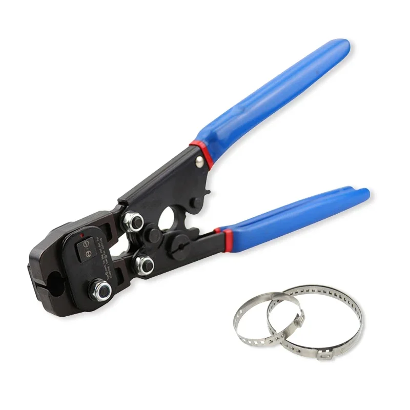 Ratchet PEX Cinch Clamp Crimping  Tool Car Ball Cage Stainless Clamp Pliers Hand Tool or 3/8 to 1-inch Stainless Steel Clamps