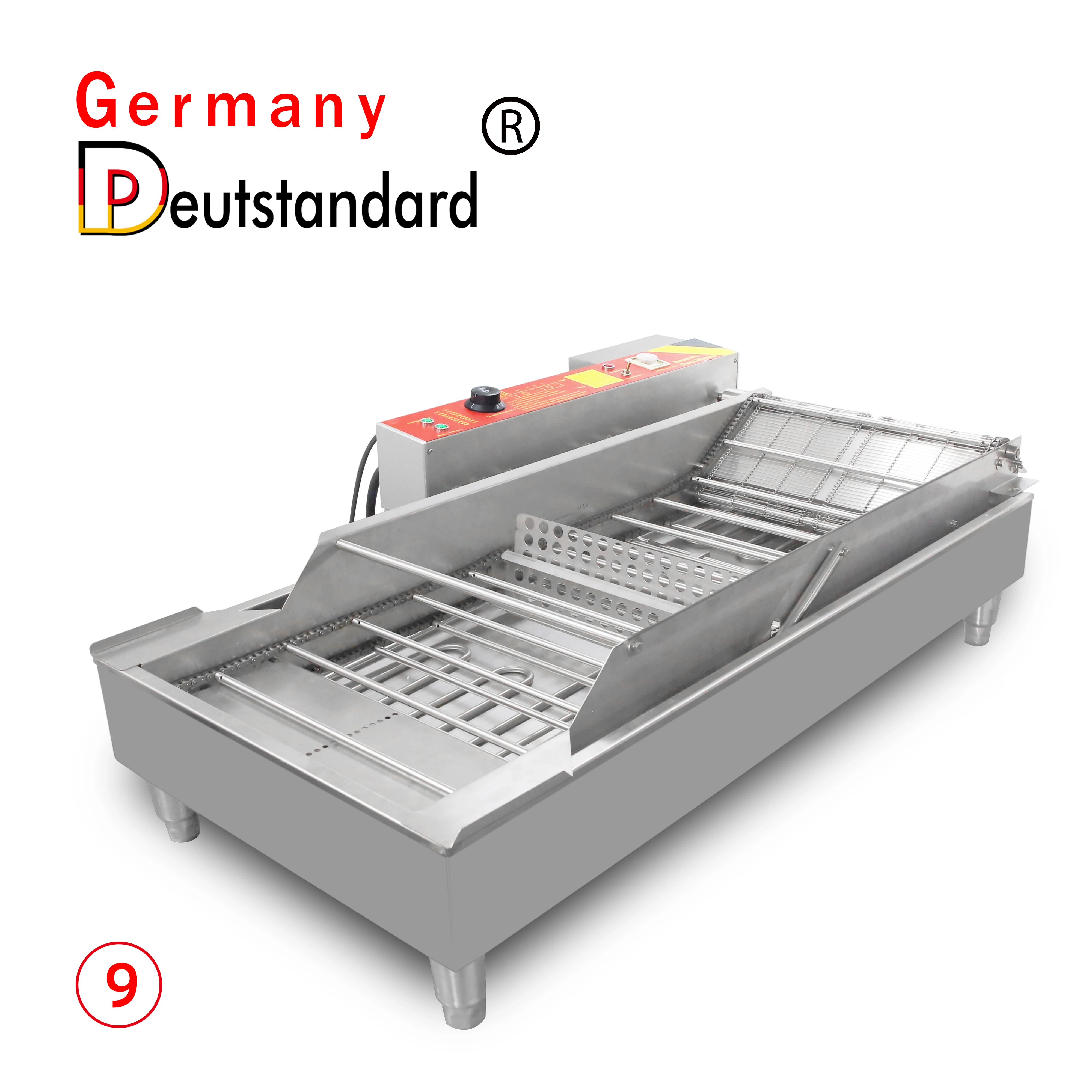 Commercial Snack Machine 4 Wide Automatic Fryer for Cake and Yeast Raised Donut Maker