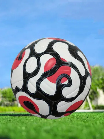 1pc size 5 professional football, durable and safe PU material football, ideal for outdoor training and recreation
