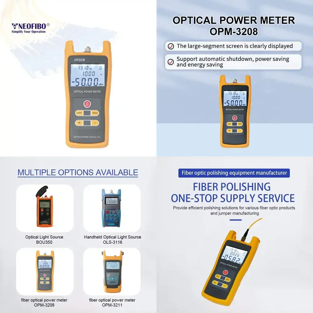 

Neofibo Opm-3208 Optical Smart Power Meters Tool Fiber Optical Power Meter Optic Power Meter