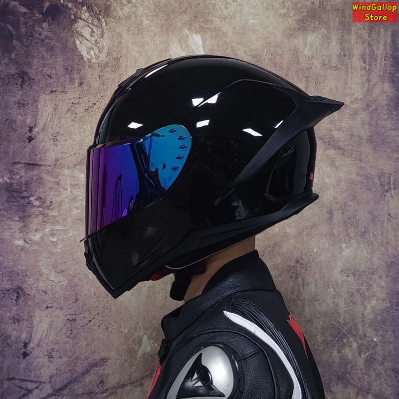 Motorcycle Helmet New National Standard 3C Certification Men Guochao warm full Helmet Four Seasons