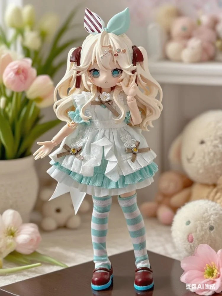 

1/8 Mjd Blind Box Onemore Movable Eight-Point Doll Toy Dessert Party Figurine Desktop Ornament Exquisite Collectible Gift