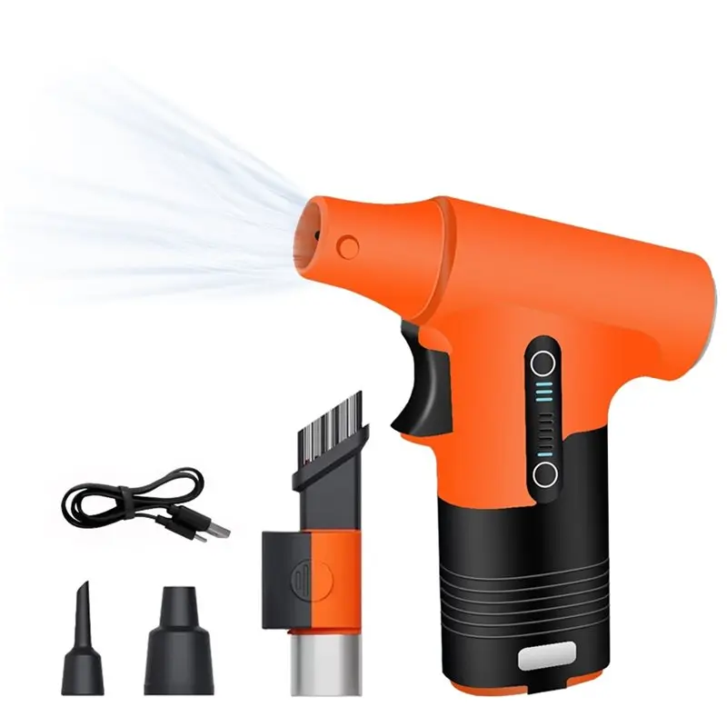 

A76K Mini Turbo Fan 130000RPM Electric Air Duster Rechargeable Blowing And Suction Dust Removal Jet Dry Blower For Home