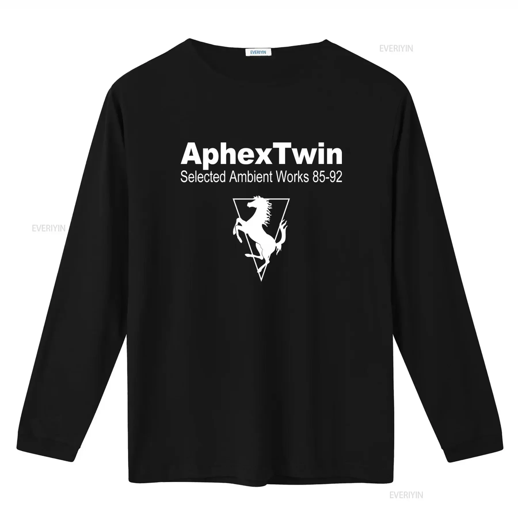 Aphex Twin Selected Ambient Works 85 92 Vintage Style Horse Print T Shirt Xl vintage Washed Breathable Versatile Stretched