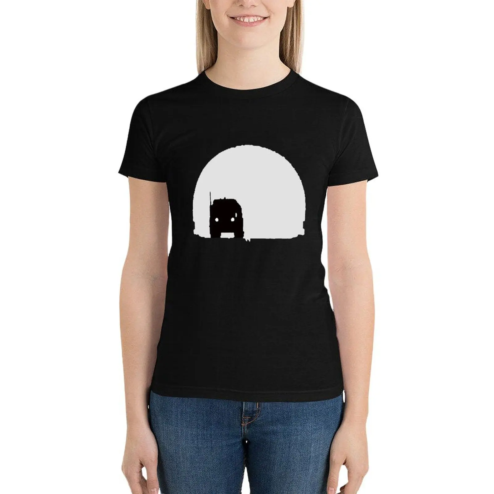 Design de filme incrível duelo camiseta engraçada feminina, tops de verão, camiseta feminina