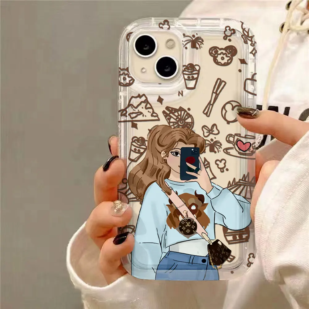 ديسنيس حافظة واضحة للآيفون ، ديسني ، الأميرة ، مولان ، أريل ، 16 ، 15 ، 14 ، 13 ، 12 ، 11 برو ماكس ، 14 ، 15 ، 8 بلس ، إكس آر ، xs max ، مضاد للماء