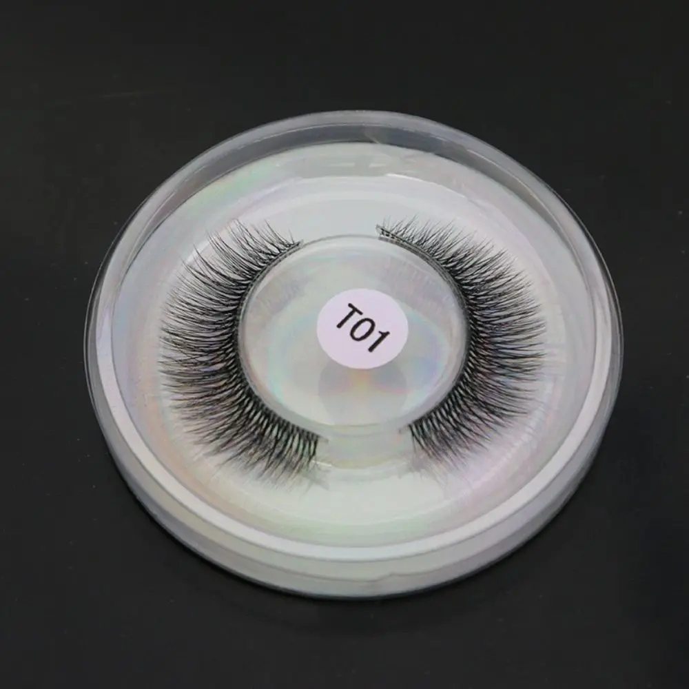 Meisjes Meer Onzichtbare Krul Natuurlijke Hypoallergene Plakband Valse Wimpers Strips Wimpers Extension Tool Herbruikbare Lash Strip