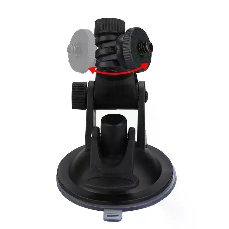 Insta360 X3 & X4, DJI OSMO, Hero 10 11 12 13 Pro Camera Vehicle Glass Windshield Suction Cup Mount.