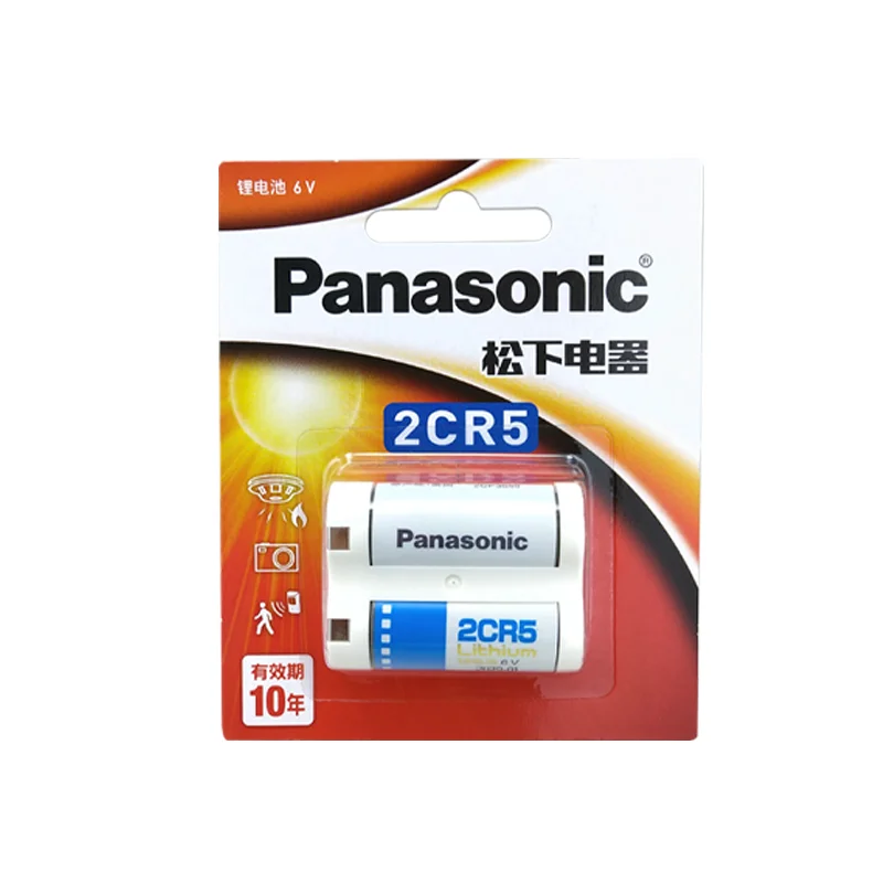 1PCS Panasonic 2CR5 Lithium Battery 6V Camera 2CR-5W/C1B Canon Nikon F50 Minolta 303si film and film machine 1n 1v