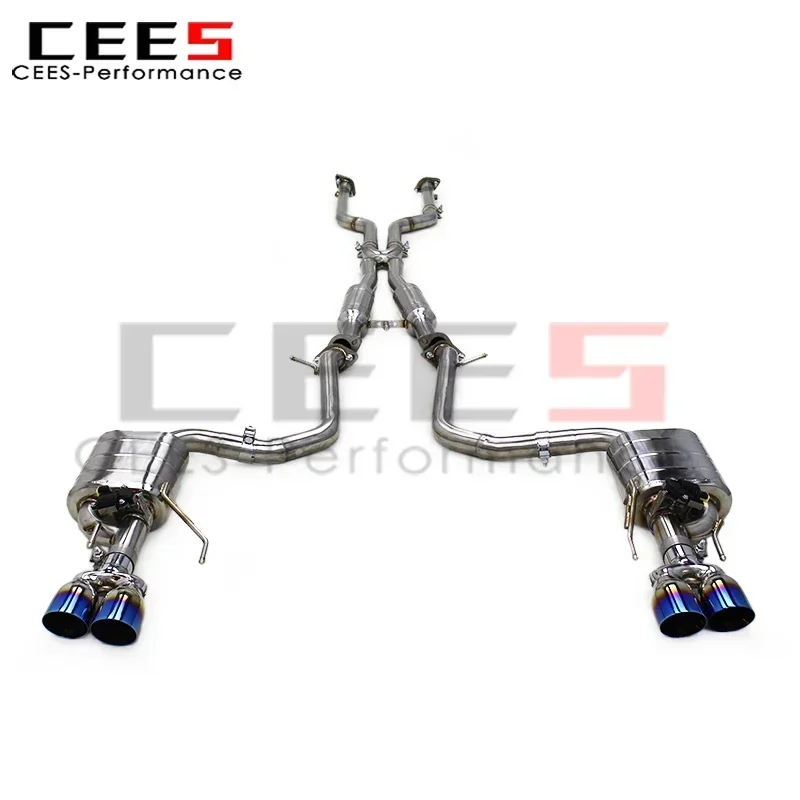 CEES Catback Exhaust Muffler for Lexus RC350 3.5L 2014-2021 SS304 Stainless Steel Escape Car Exhaust Pipes System Upgrade Racing