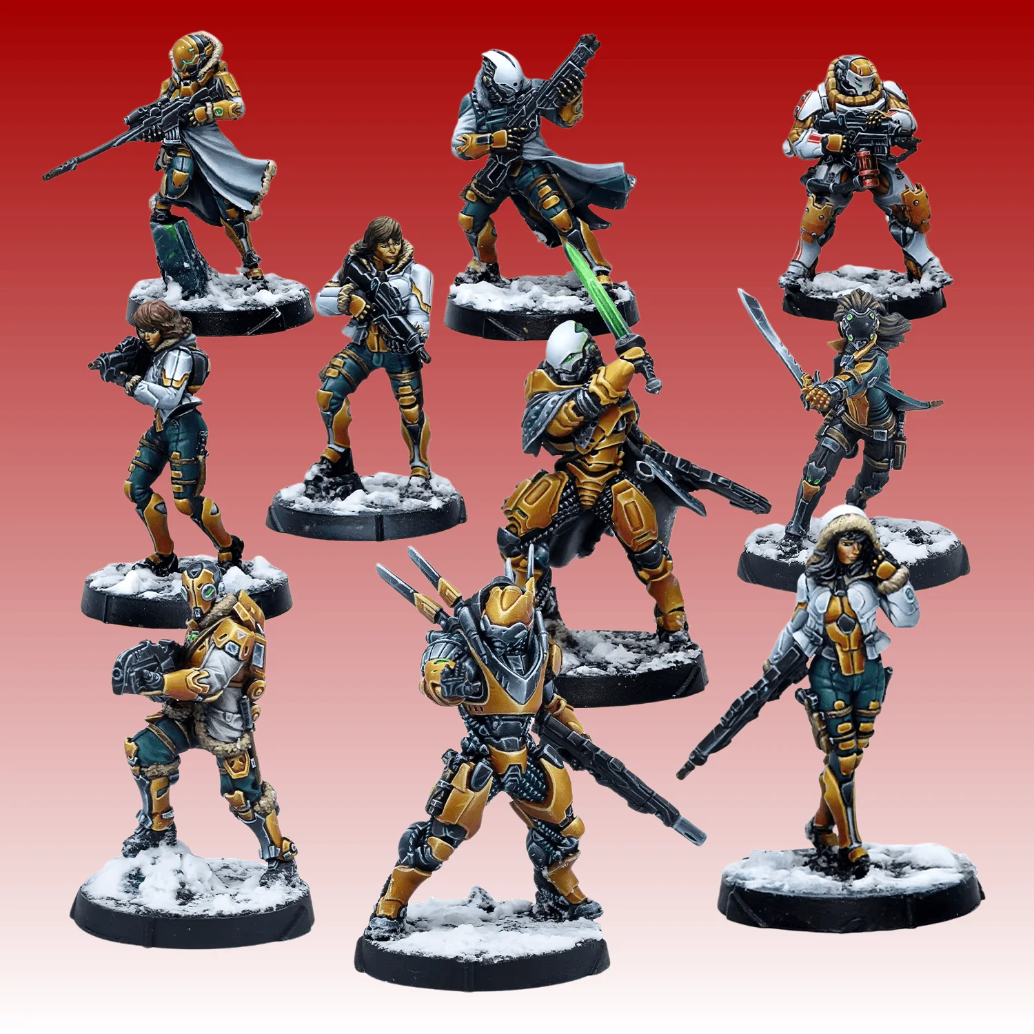 

Набор для сборки модели из литой смолы, GK, Команда специальных операций 10, неокрашенная (базовая модель в комплекте)