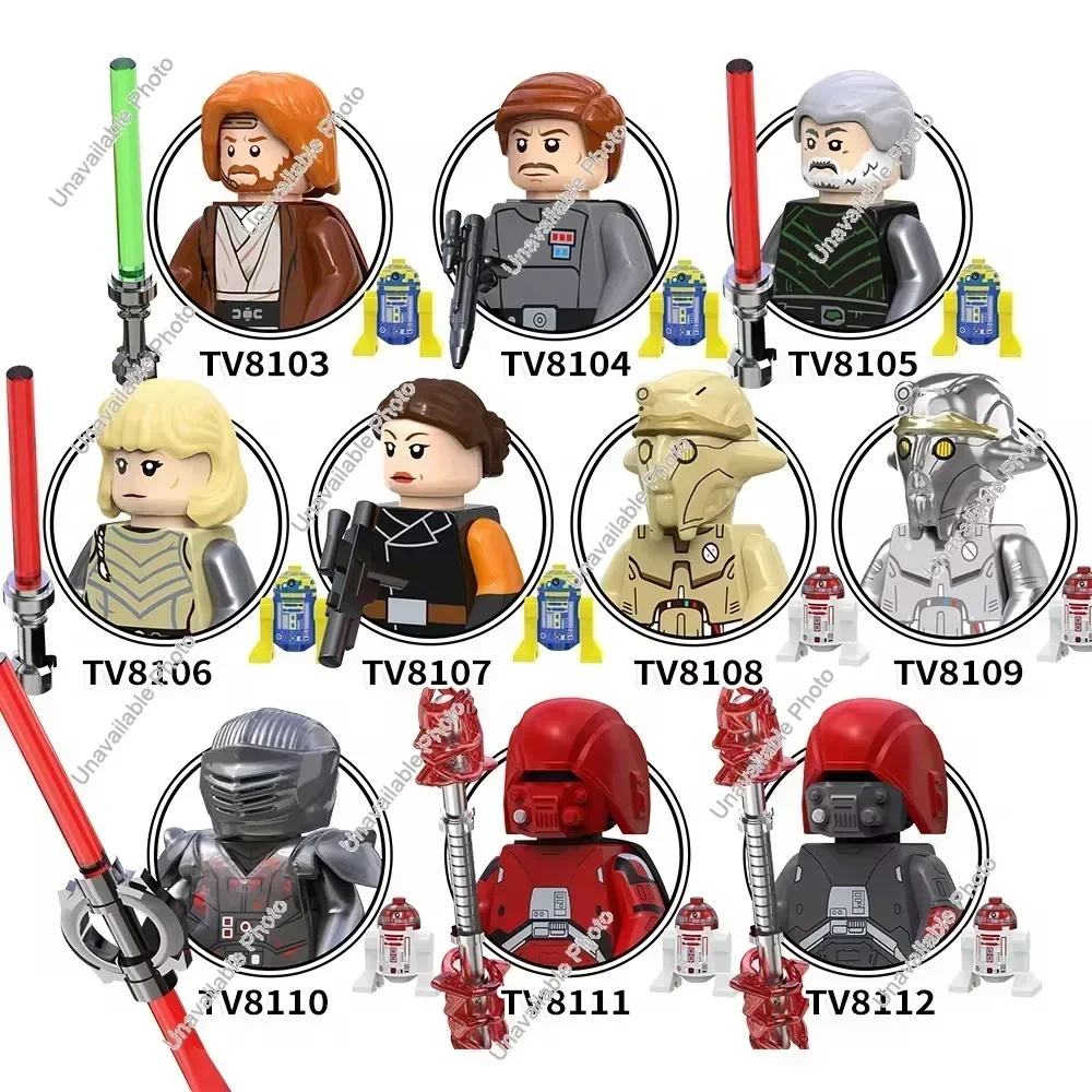 BLOKEES TV6113 New Building Blocks Star Wars Obi-Wan Marrok Baylan Skoll Shin Hati HK87-Assassin Droid Bricks Mini Figures Toys