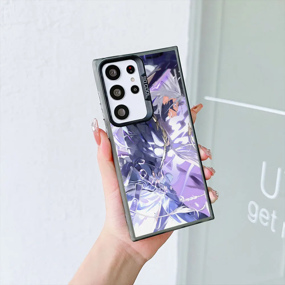 Phone Case for Samsung Galaxy A56 A55 A16 A36 A17 A15 A54 A27 A34 A12 A14 A53 A35 A33 A21s A11 Five Stars Role Calcharo Cover