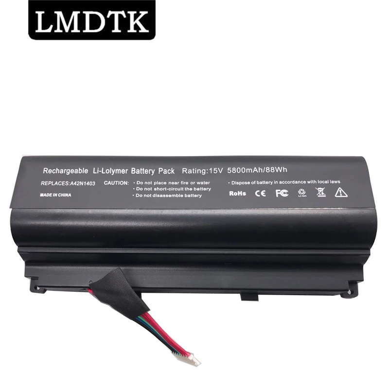 Lmdtk-bateria do Portátil para Asus Rog G751jt G751jy Gfx71jy G751 4icr19 662 0b11000340000 A42lm9h A42lm93 15v 88wh Novo