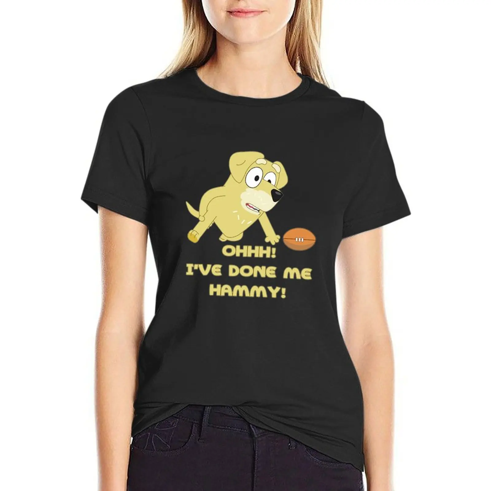 

I've done me hammy! T-Shirt korean fashion cute clothes sweat t-shirt dress for Women plus size sexy
