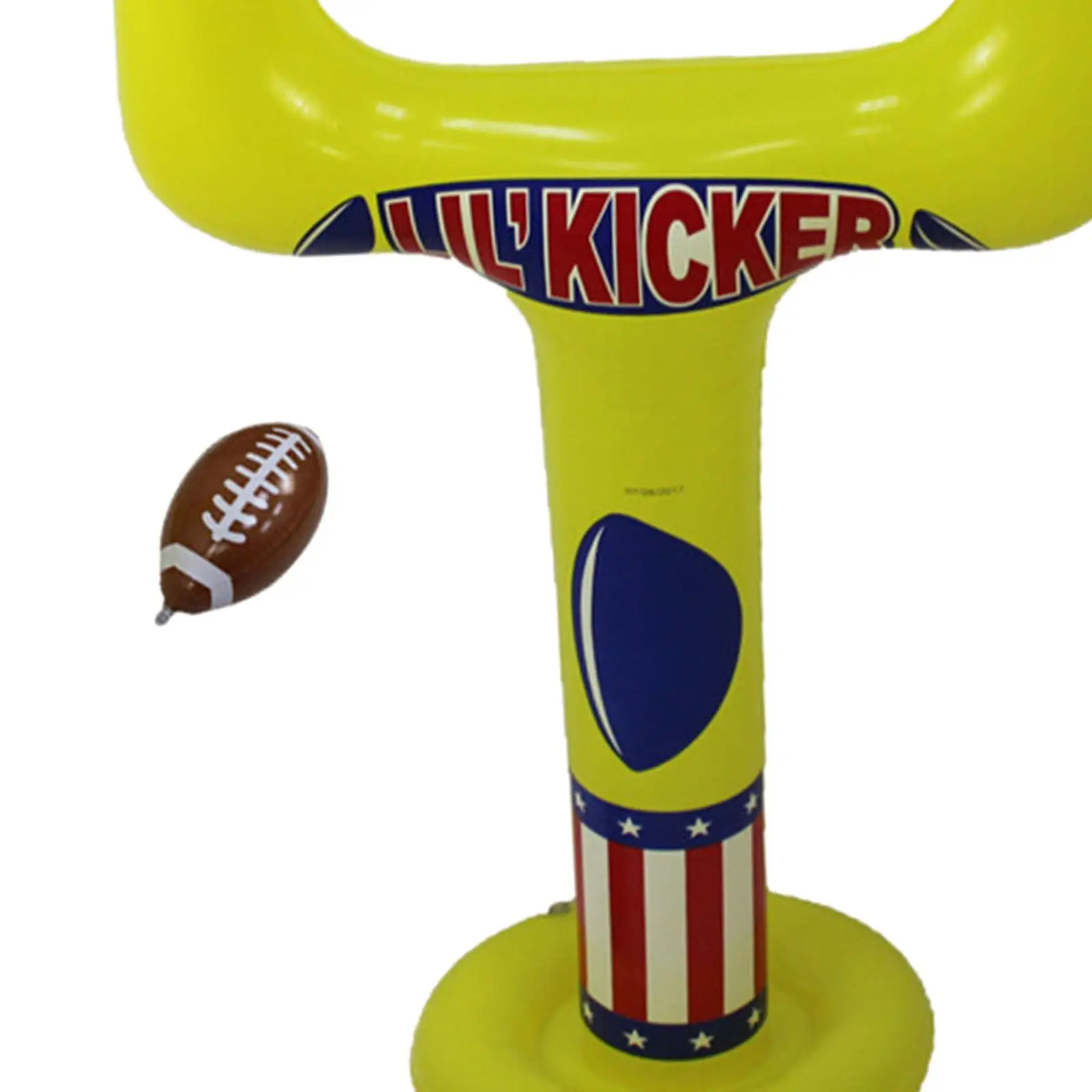 Juego de fútbol inflable, poste de portería con pelotas para práctica al aire libre para juego