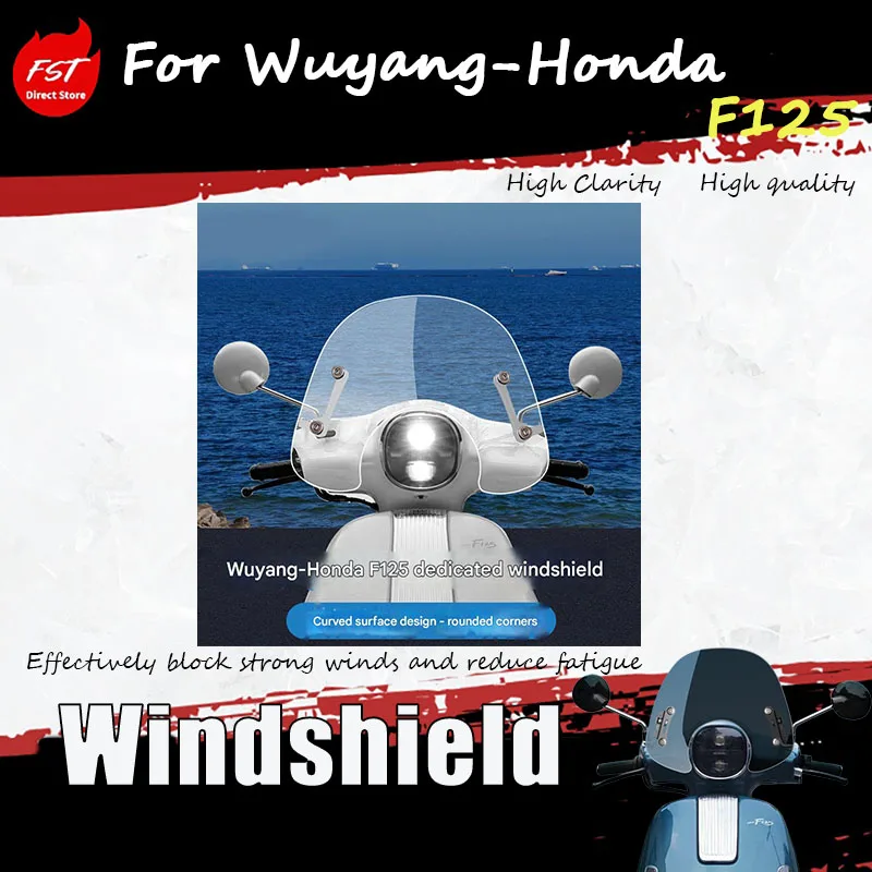 For the restoration of the original windscreen panel for the Honda F125, with the accessory installed without any damage