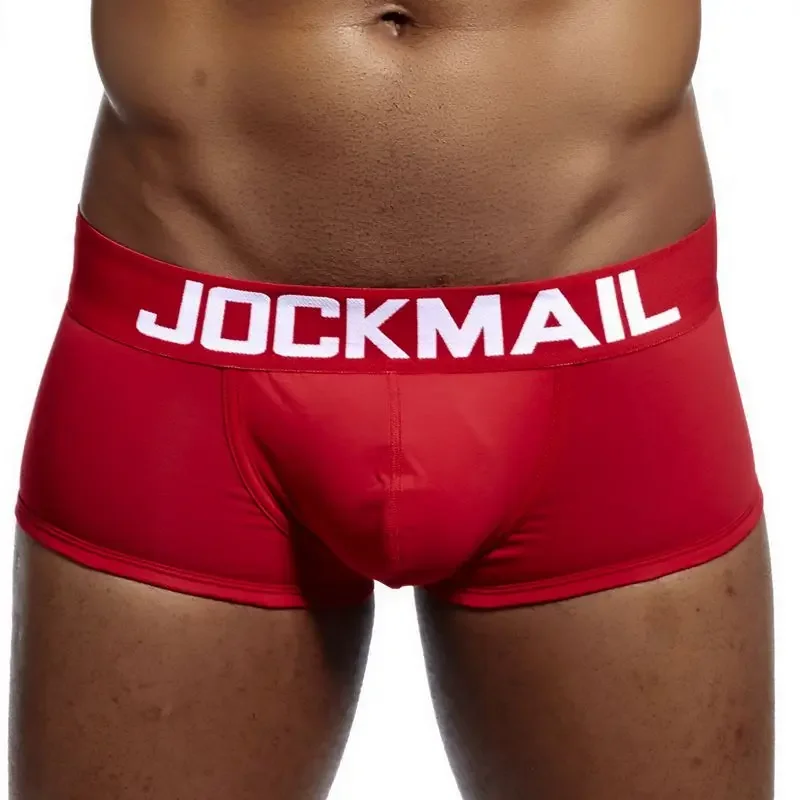 JOCKMAIL 1Pcs/lot Men Underwear Boxers Cotton Cuecas Boxers Men Boxer Homme Boxershorts Men Gay Male Panties calzoncillos