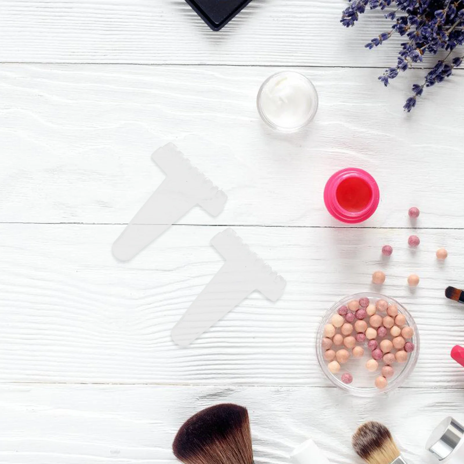 Plantillas de silicona reutilizables para pestañas, herramienta de maquillaje profesional para principiantes y plantillas de maquillaje para sellos de pestañas, 2 uds.