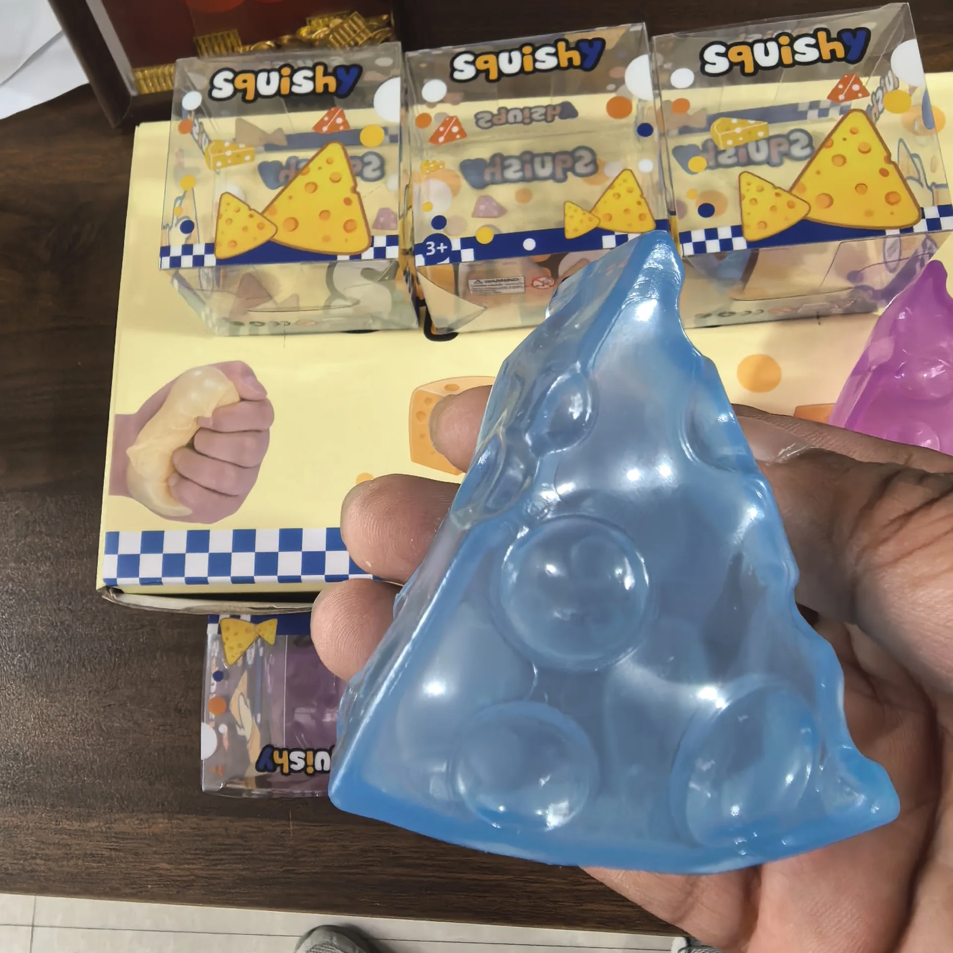 Formbarer Butter-Vaseline-Stick, Käse-Stick, Quetsch-Stressabbau-Spielzeug zur Angstlinderung, Squishy Fidget Vaseline – Detail 7