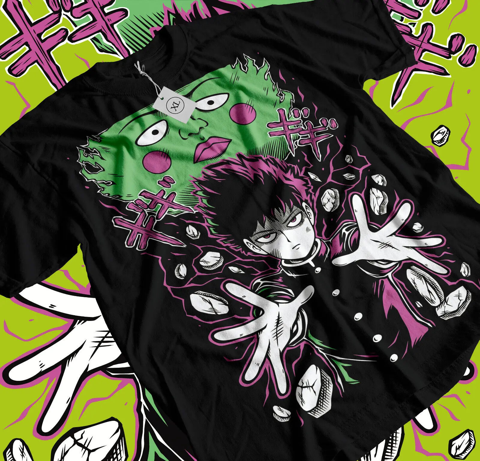 Mob Psycho 100 Cast T-Shirt Anime Manga Mob Psycho Dimple T-Shirt Tee All Size