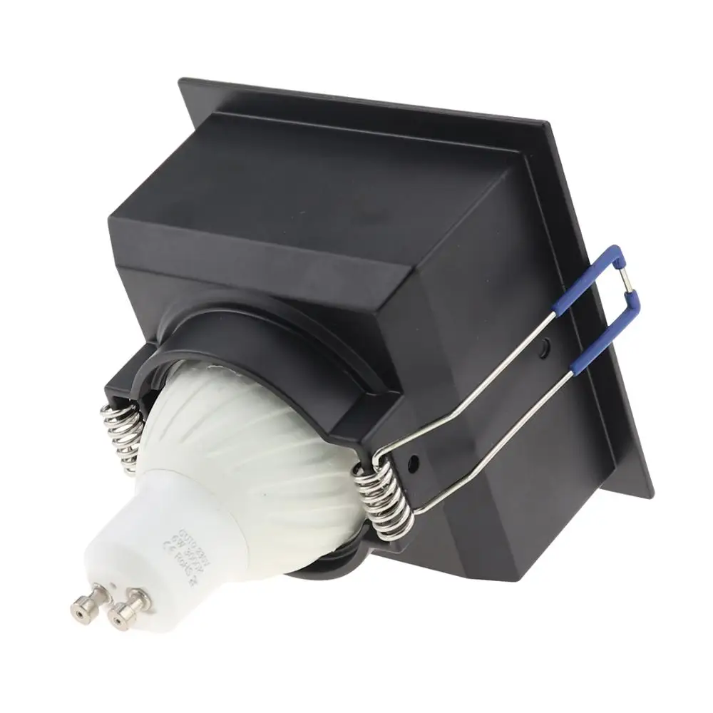 Adjustable Fixtures Ceiling Downlight Adjustable Mounted Frame Bracket MR16 GU10 Lamp Holder Socket Fitting Spot Lighting