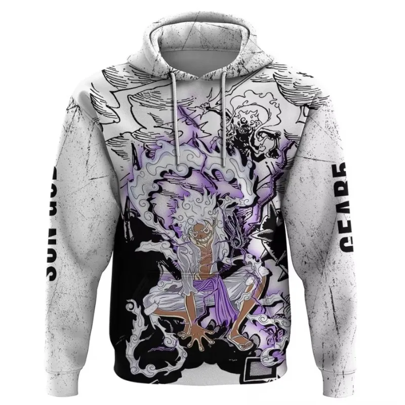 

One piece motion Hoodie Anime Luffy Zoro Uta 3D Print Hooded Pullovers Tops Loose Long Sleeves Harajuku Clothes Fleece Hoodies