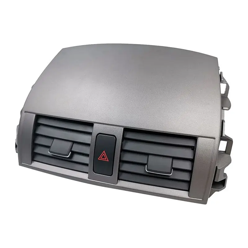 【Price Drop !!】-Car Center Dash A/C Outlet Air Vent Panel With Emergency Switch For Toyota Corolla 2008-2013 55670-02160 55663-0