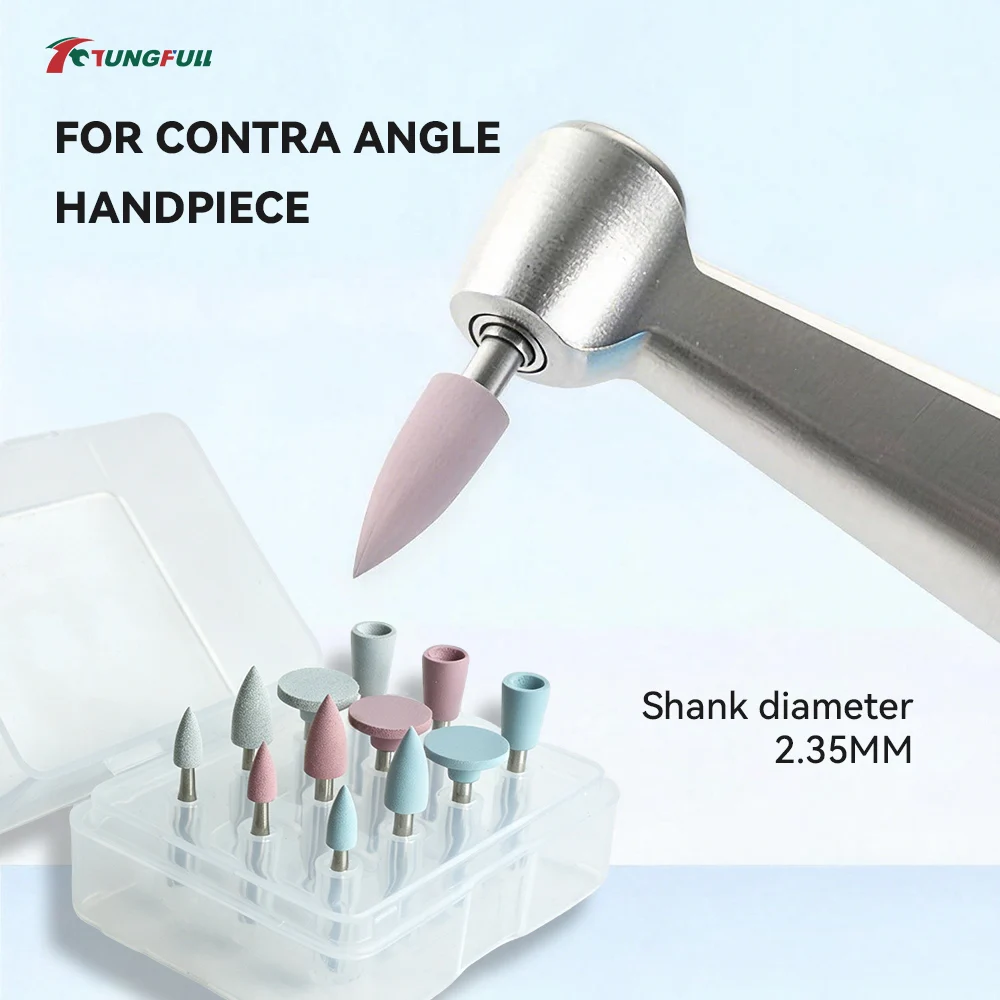 Silicone Rubber Polishing Burs Dental Nail Drill Bits Teeth Whitening Polishers for Dental Polishing Nail Drill Machine Use