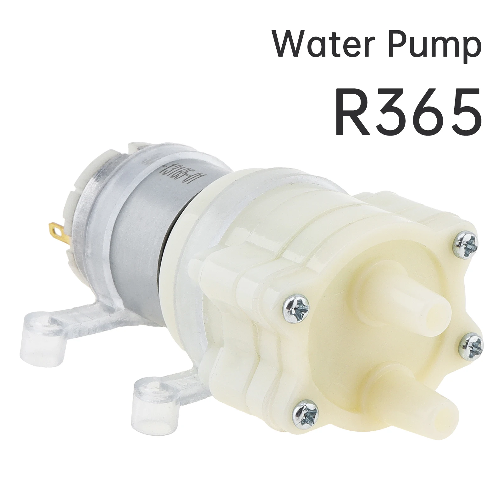 Micro Water Pump 365 DC Motor 12V Self Priming Pump Large Flow 2- 3L/Min Silent Electric Diaphragm Pump for Water Dispenser