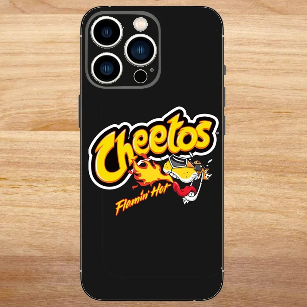 Hot Cheetos Phone Case For iPhone15,14,13,12,11,Pro,Max,Plus,Mini,X,XS,XR,8,7,6,S,Plus,SE Soft Black Case