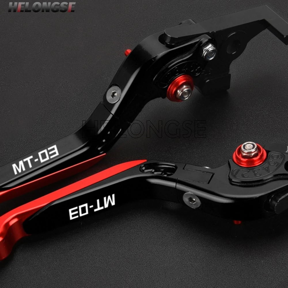 

HELONGSE Motorcycle Brake Clutch Levers Handlebar Grip For YAMAHA MT03 MT-03 2015 2016 2017 2018 2019 2020 2021 MT 03 2022 2023