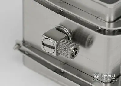 LESU RC Metallo Serbatoio Olio Idraulico di Ricambio per TAMIYAYA Modello 1/14 di Controllo Remoto Trattore Camion Parti FAI DA TE Accessori Giocattolo TH02590