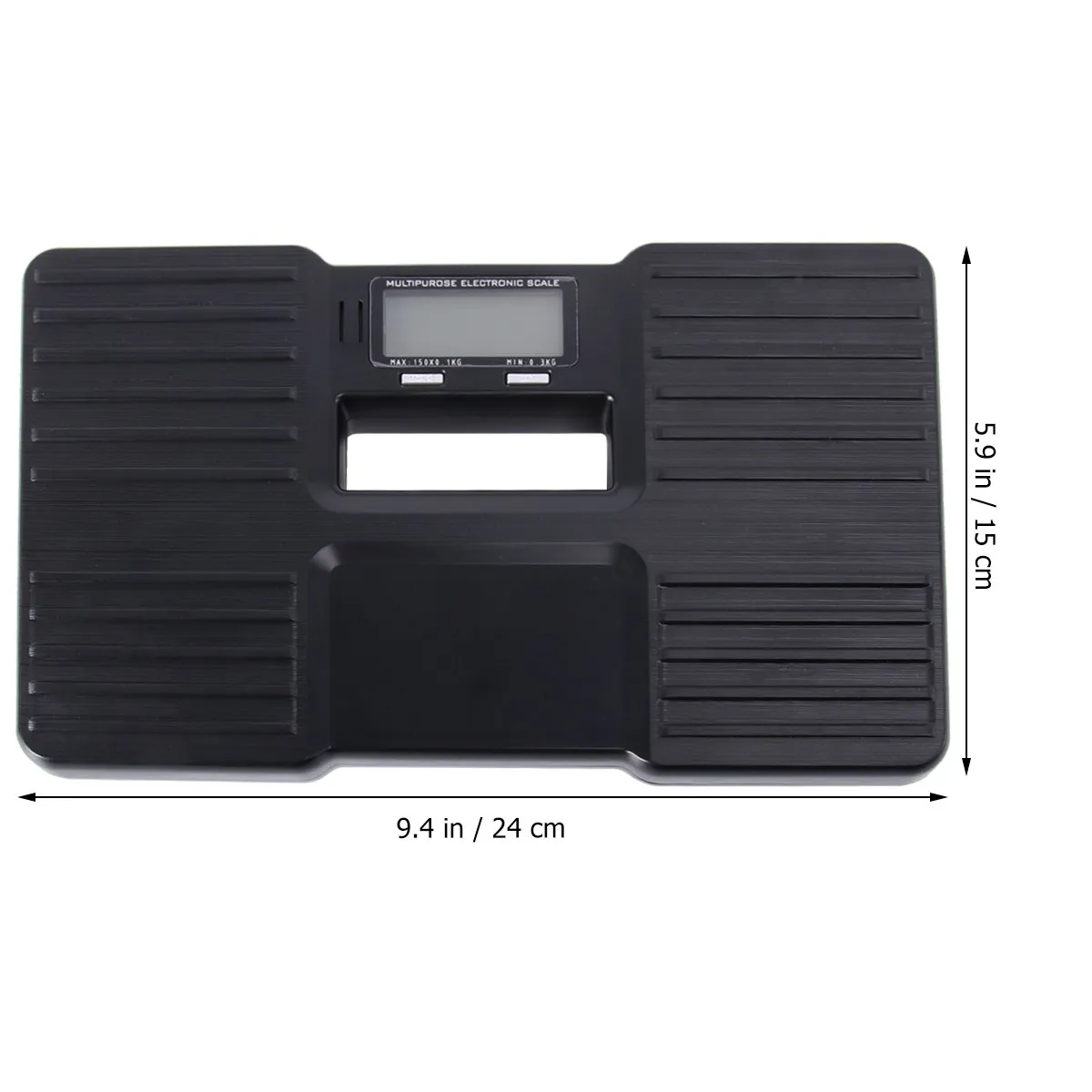 Electronic Black Digital Body Weight Scale Multifunctional Package Parcel Baggage Backlight Weighing Scale