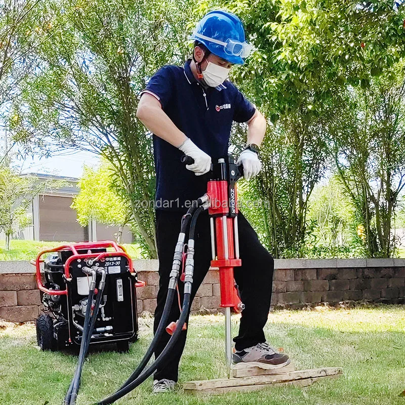 Underwater Handheld Pile Breaking Hydraulic Portable Rock Breaker For Concrete Rock Asphalt