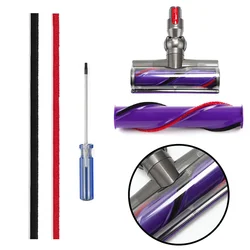 2pcs For Dyson 26cm Plush Strips With Screwdriver For Dyson V11-V15 Roller Brush Household Vacuum Cleaner Accessories