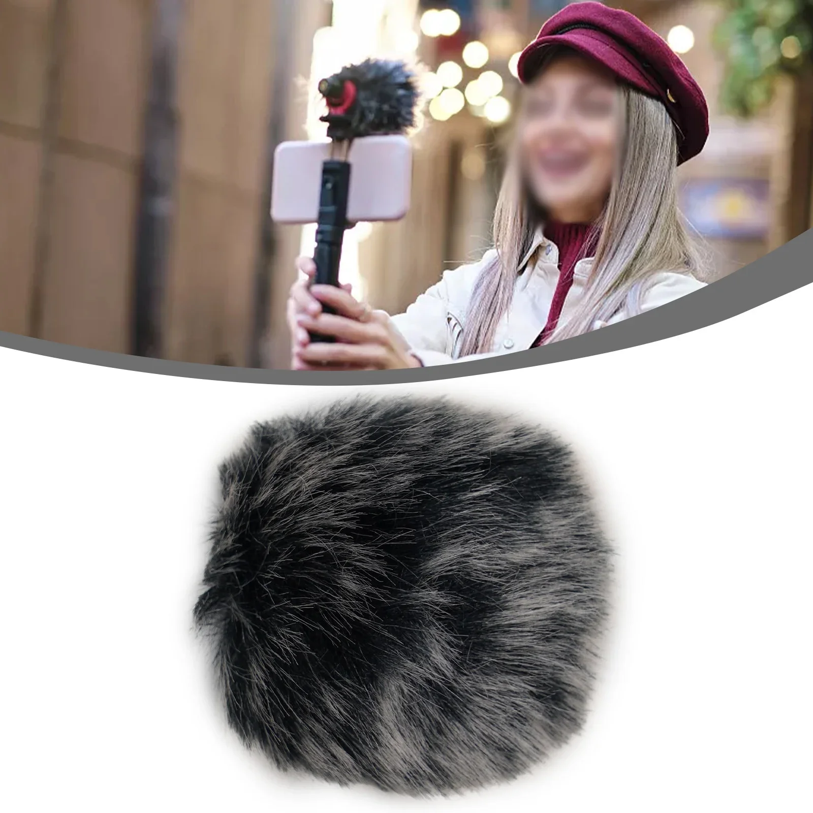 Brand New Musical Instruments Microphone Muffs Clip-on Lavalier Mic Fleece Cover Soft Comfortable Pro Audio Equipment