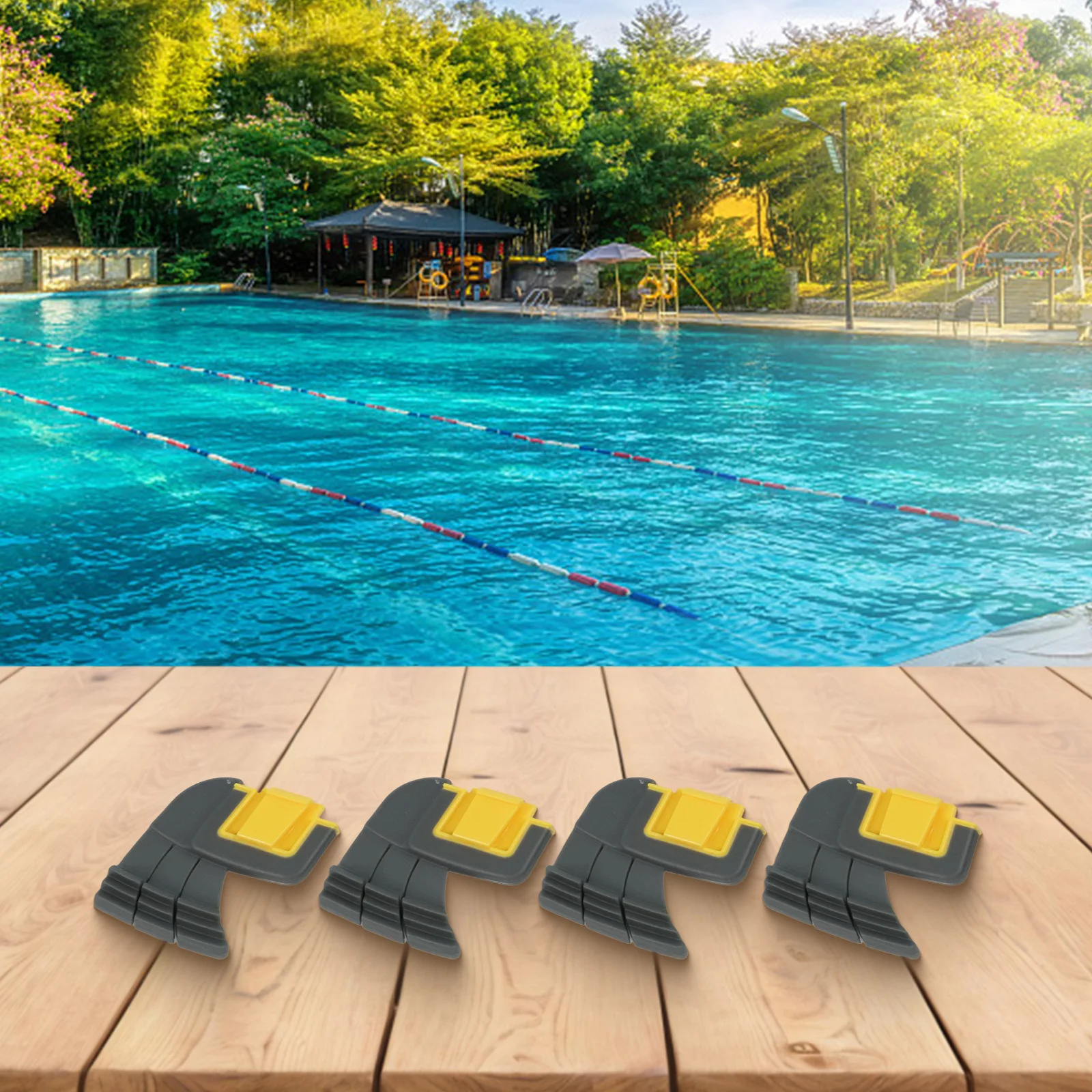 R0714400 4 Pack For Cyclonic Scrubbing Brushes Compatible with For Zodiac MX8 and Robotic Pool Cleaning Machines