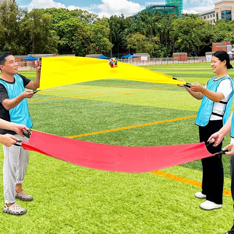 Outdoor Passing Games Summer Team-building Activity Props Oxford Cloth Ball Relay Race Adult Kids Sensory Integration Toy Sports