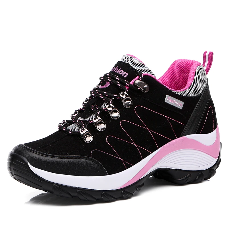 Tennis Shoes Women Cushion Athletic Walking Sneakers Breathable Jogging Fashion Sport Lace Up Platform Outdoor Waterproof