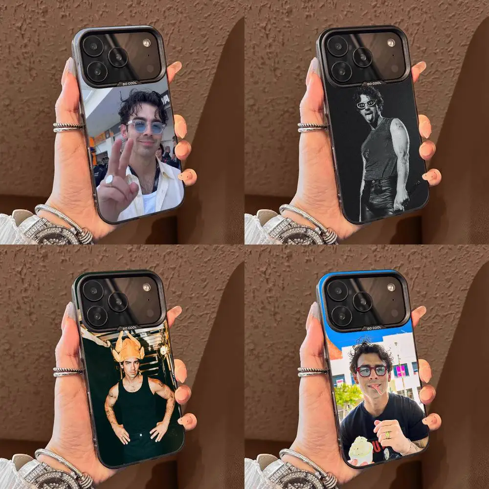 

Actor J-Joe Jonas Phone Case For iPhone 15,17,11,14,13,16,12,E,Max,Plus,Air,Pro,Mini Black Matte Cover