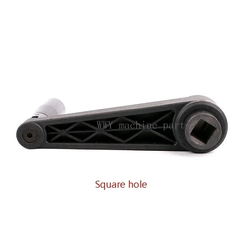 Imagem -06 - Dobrável Mão Manivela Handle Quadrado Buraco Manivela Handle Máquina Ferramenta Brand Novidades Alta Qualidade 1pc