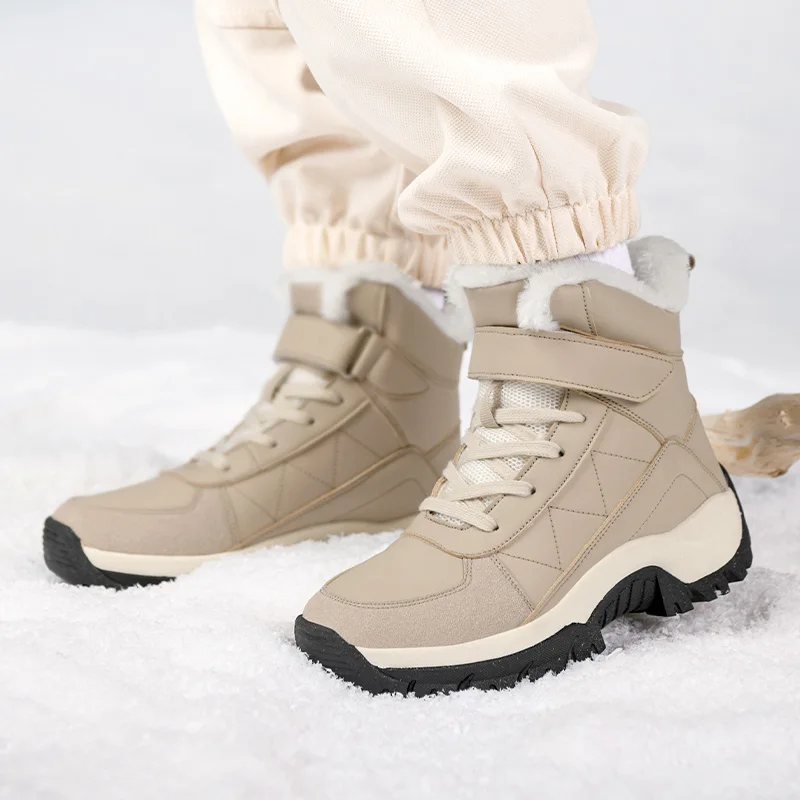 

Winter Cotton Shoes, Snow Ankle Boots Women's Casual Shoes Outdoor Suede Anti Slip Work Shoes Men's Designer Luxury Sports Shoes