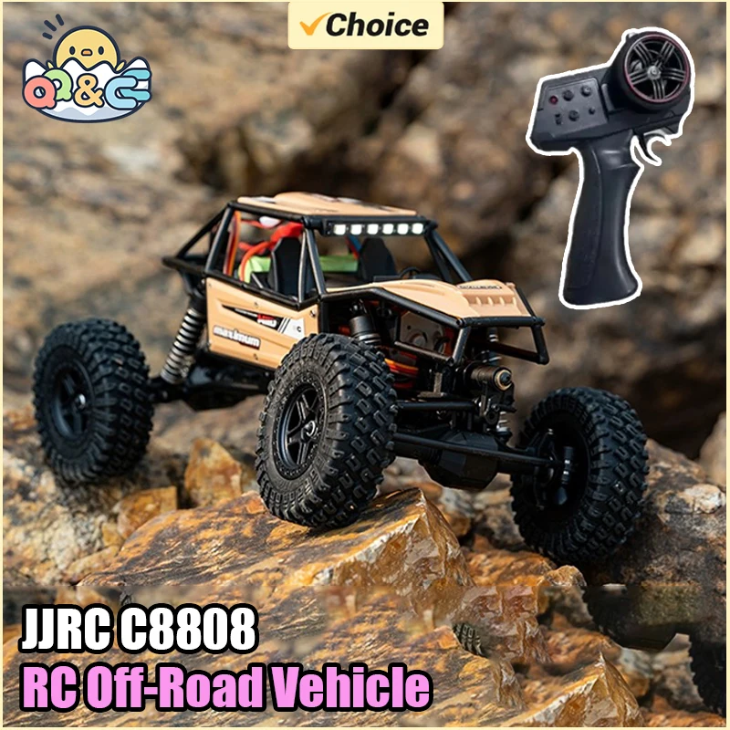 

JJRC C8808 1:18 Off-Road Vehicle Cross-Border Simulation Pipe Frame Model Car Strong Motor Shock Absorber Remote Control Car Toy