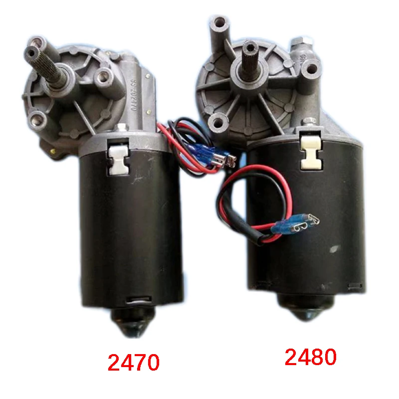 24V DC Electric Reversible Gear Motor Worm Gear Motor Torque 7-8N.m Hall and Mechanical Limit For Garage Door