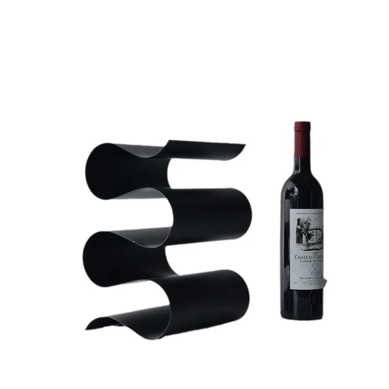 

Wine rack ornament light luxury high-end simple modern living room wine bottle display shelf household atmosphere wine cabinet d