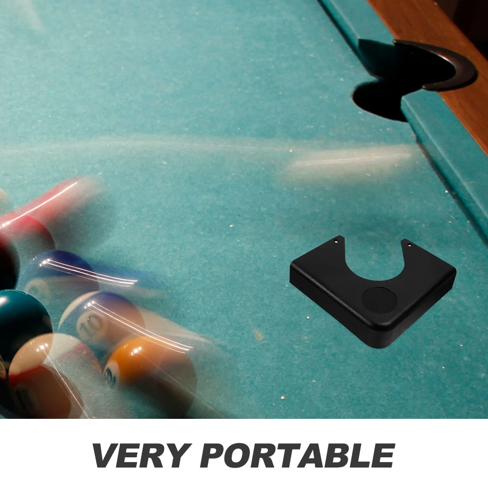 

4 Pcs Pool Table Accessories Billiard Corner Plate Guard Liner Snooker Metal Black