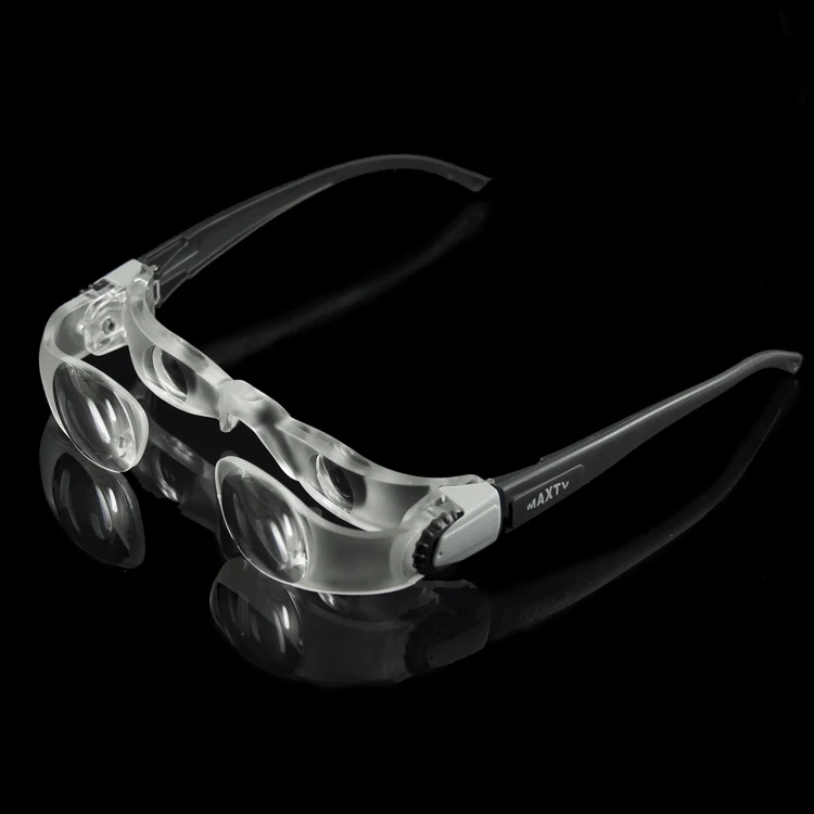 A magnifying glass low vision aids aged TV glasses