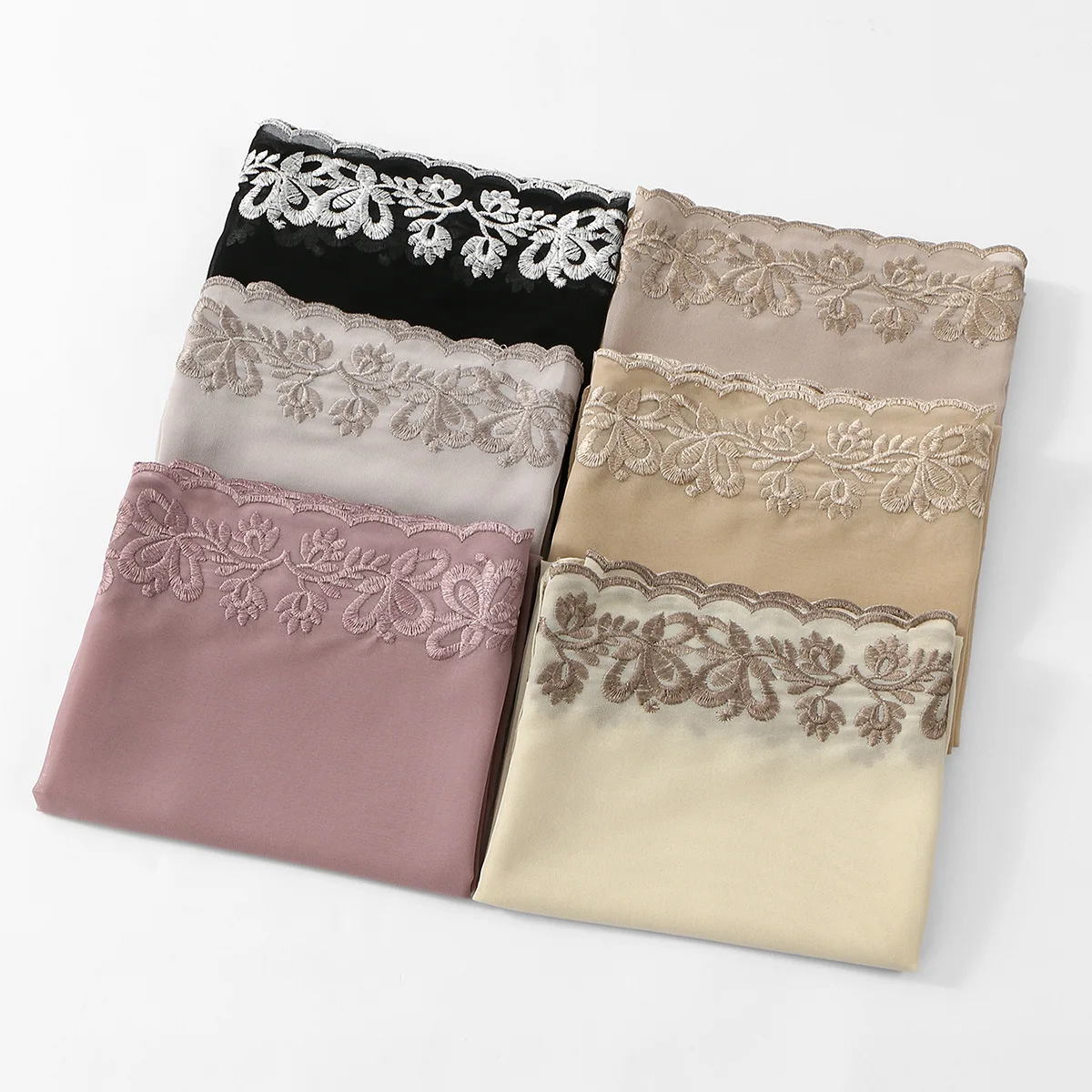 

Women Muslim Hijab Butterfly Embroidery Chiffon Long Scarf Shawl Wrap Bandanas Headband Foulard Bufanda Turbante Mujer 180*70cm