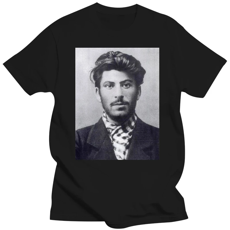 Fgexyz Personalized Joseph Stalin Would Definitely Get Laid Today Womens T Shirts Cotton Round Collar Black 2020 Customize